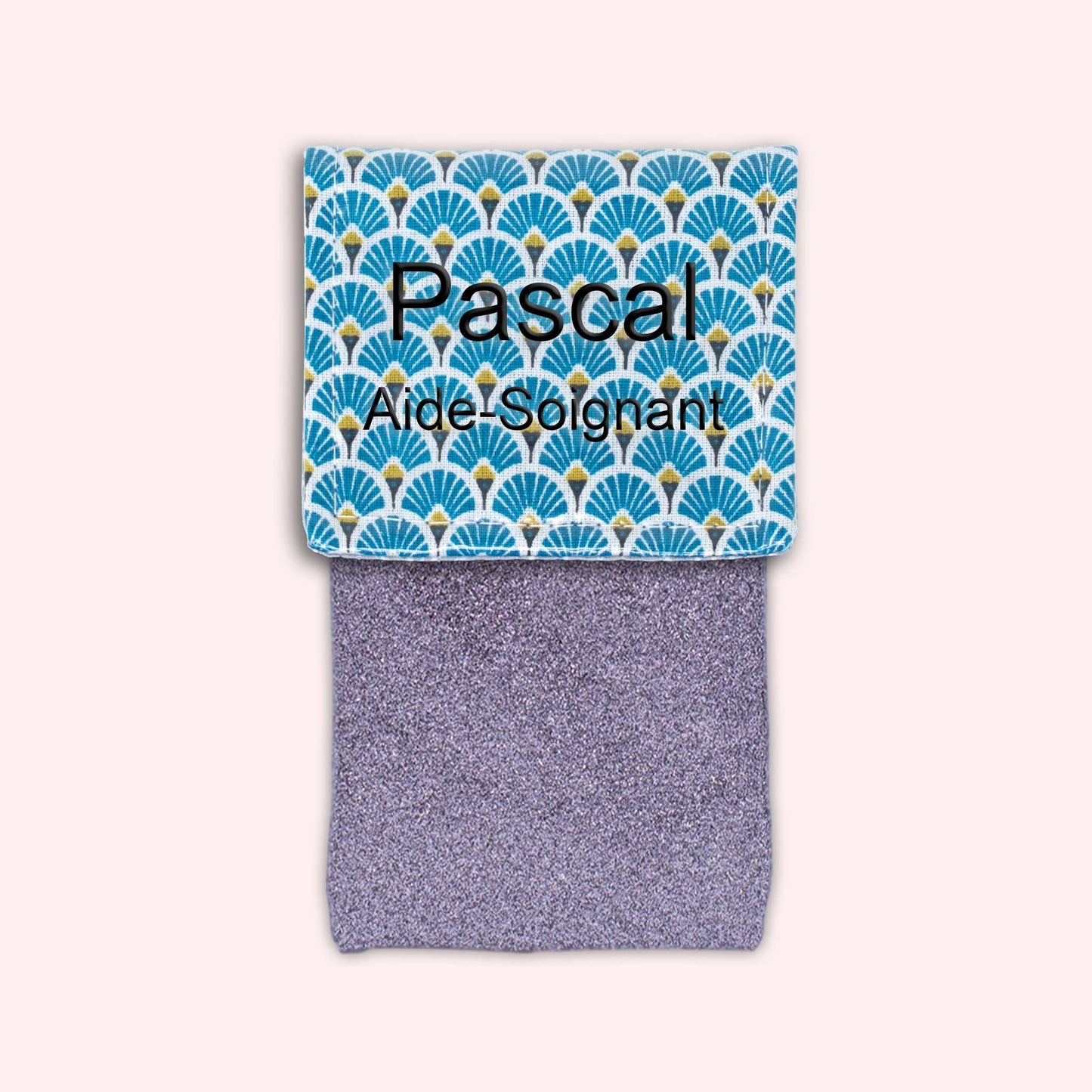 Royal Blue Art Deco Magnetic Pouch