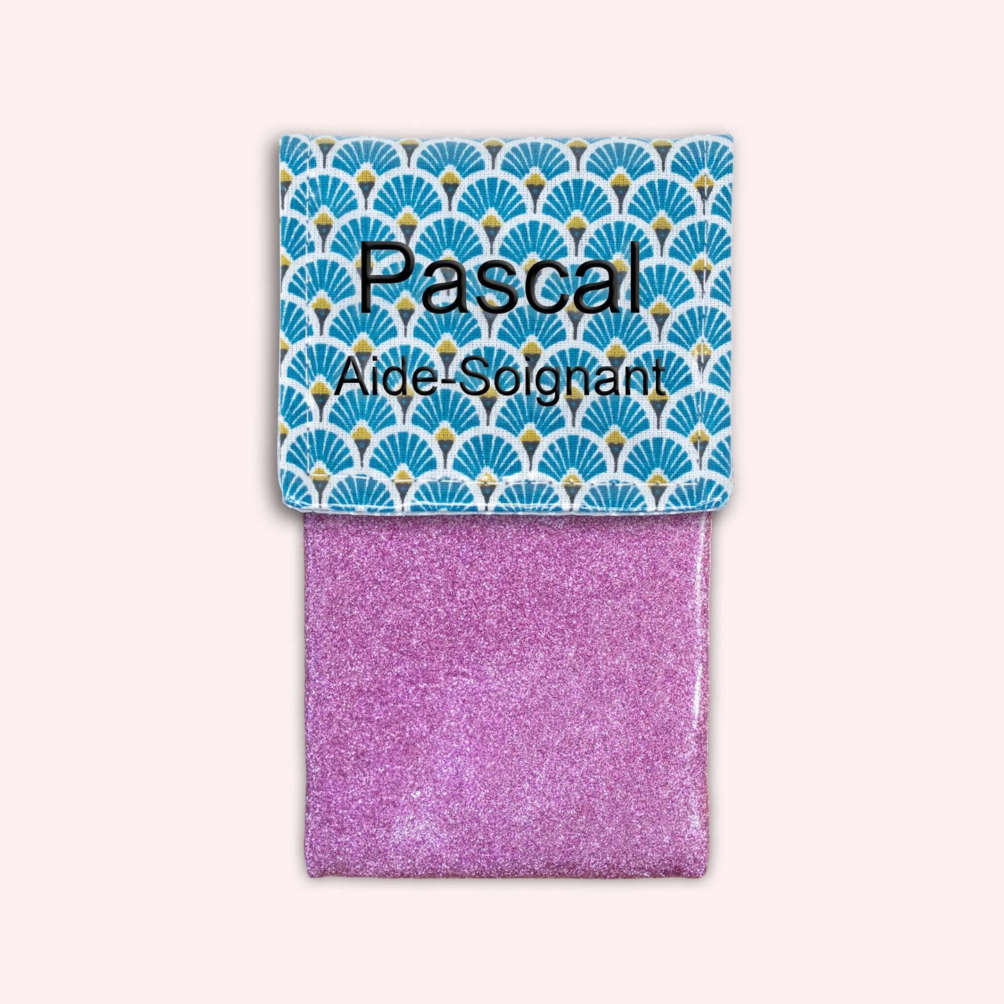 Royal Blue Art Deco Magnetic Pouch