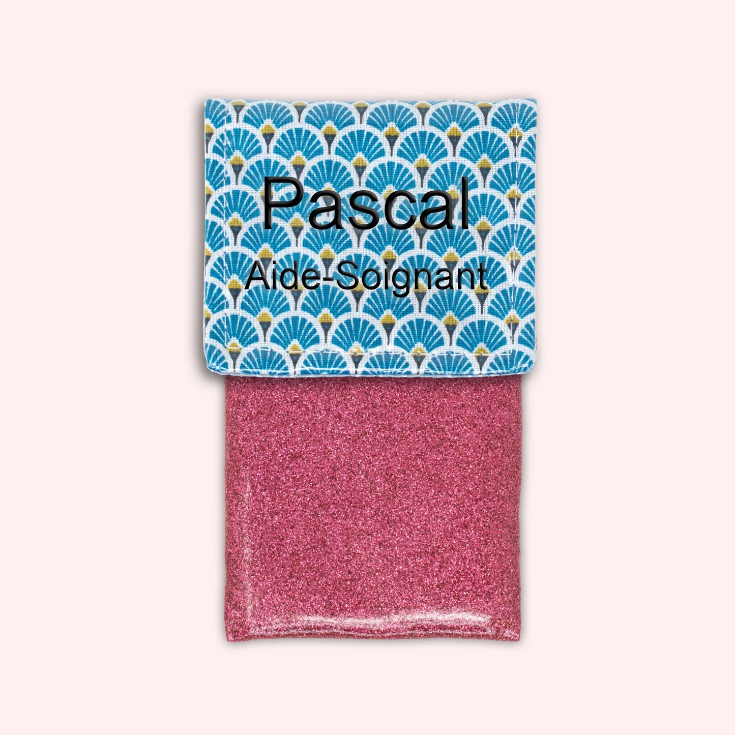 Royal Blue Art Deco Magnetic Pouch