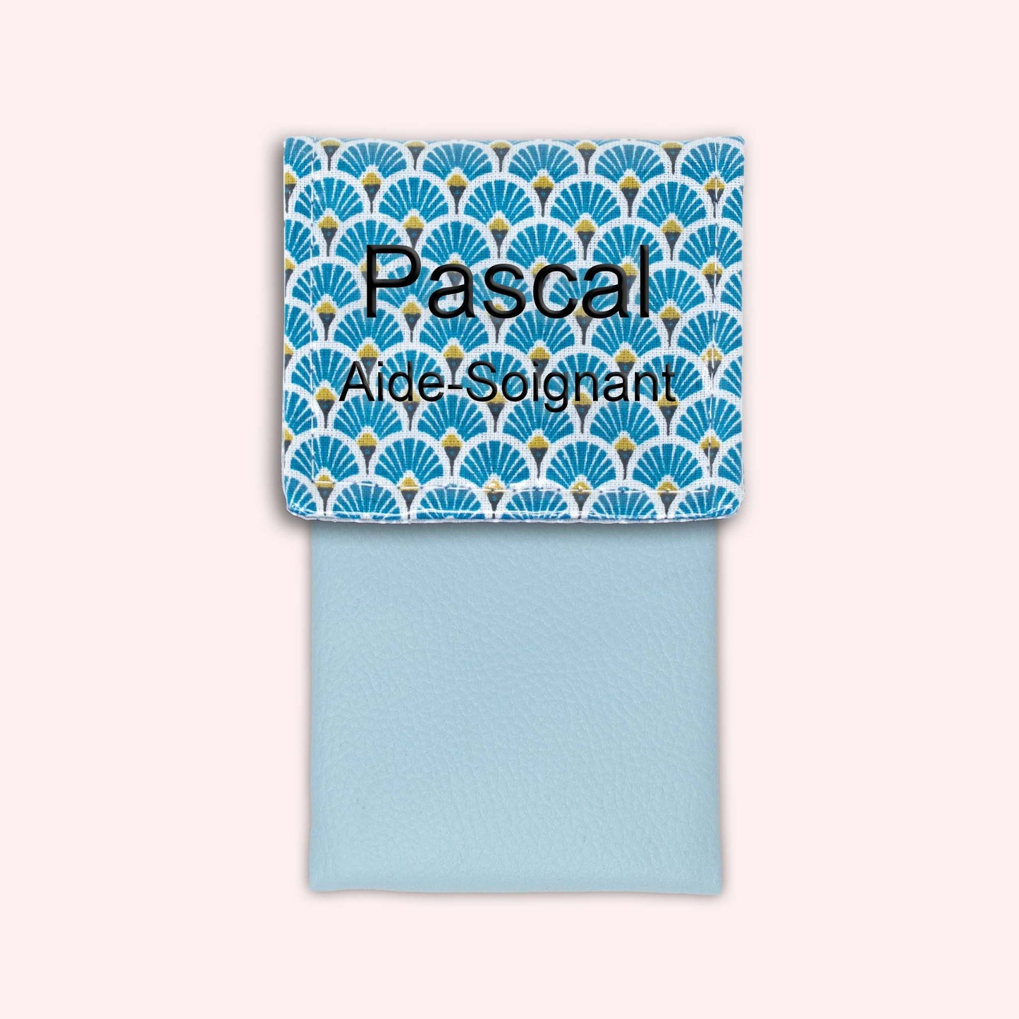Royal Blue Art Deco Magnetic Pouch