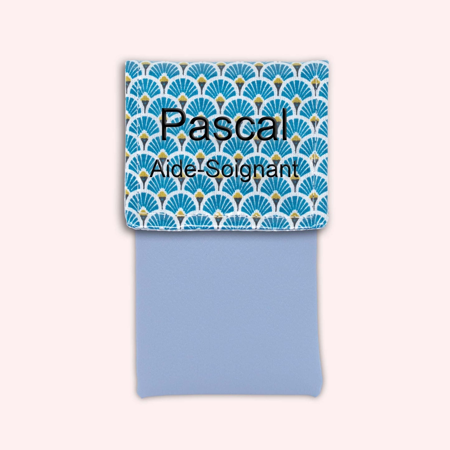 Royal Blue Art Deco Magnetic Pouch