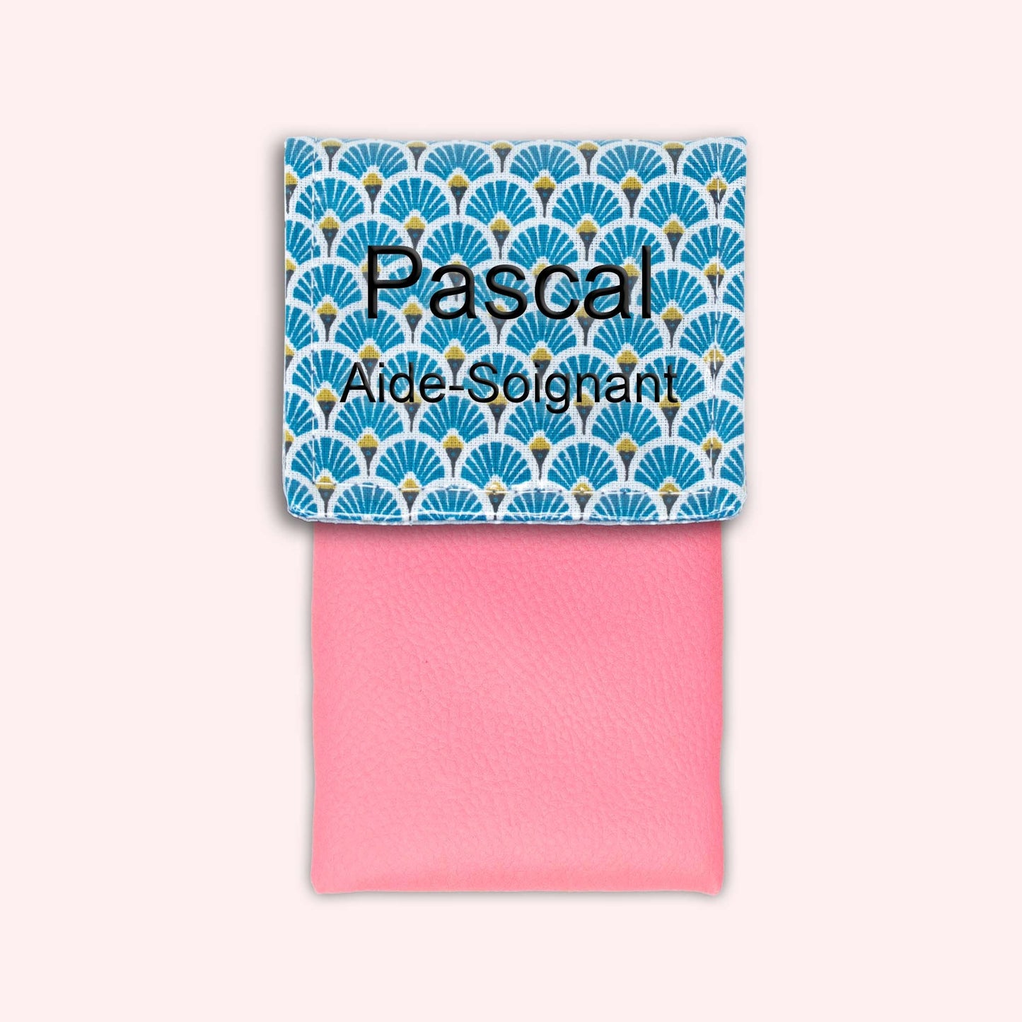 Royal Blue Art Deco Magnetic Pouch