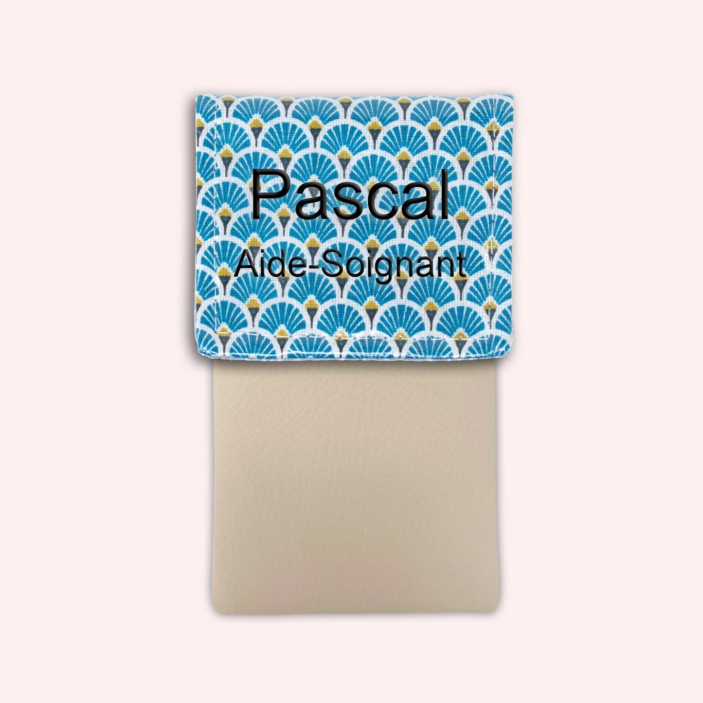 Royal Blue Art Deco Magnetic Pouch