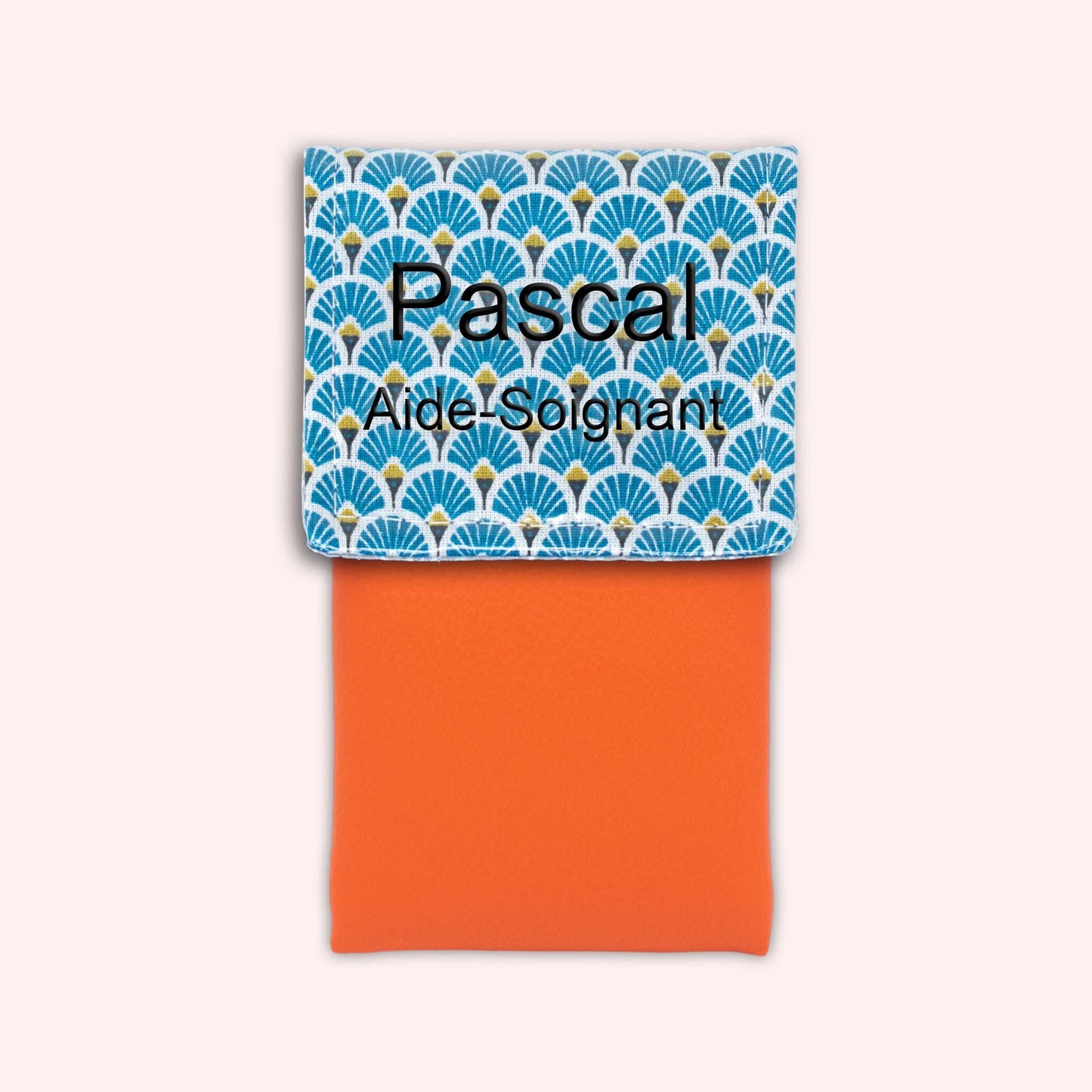 Royal Blue Art Deco Magnetic Pouch