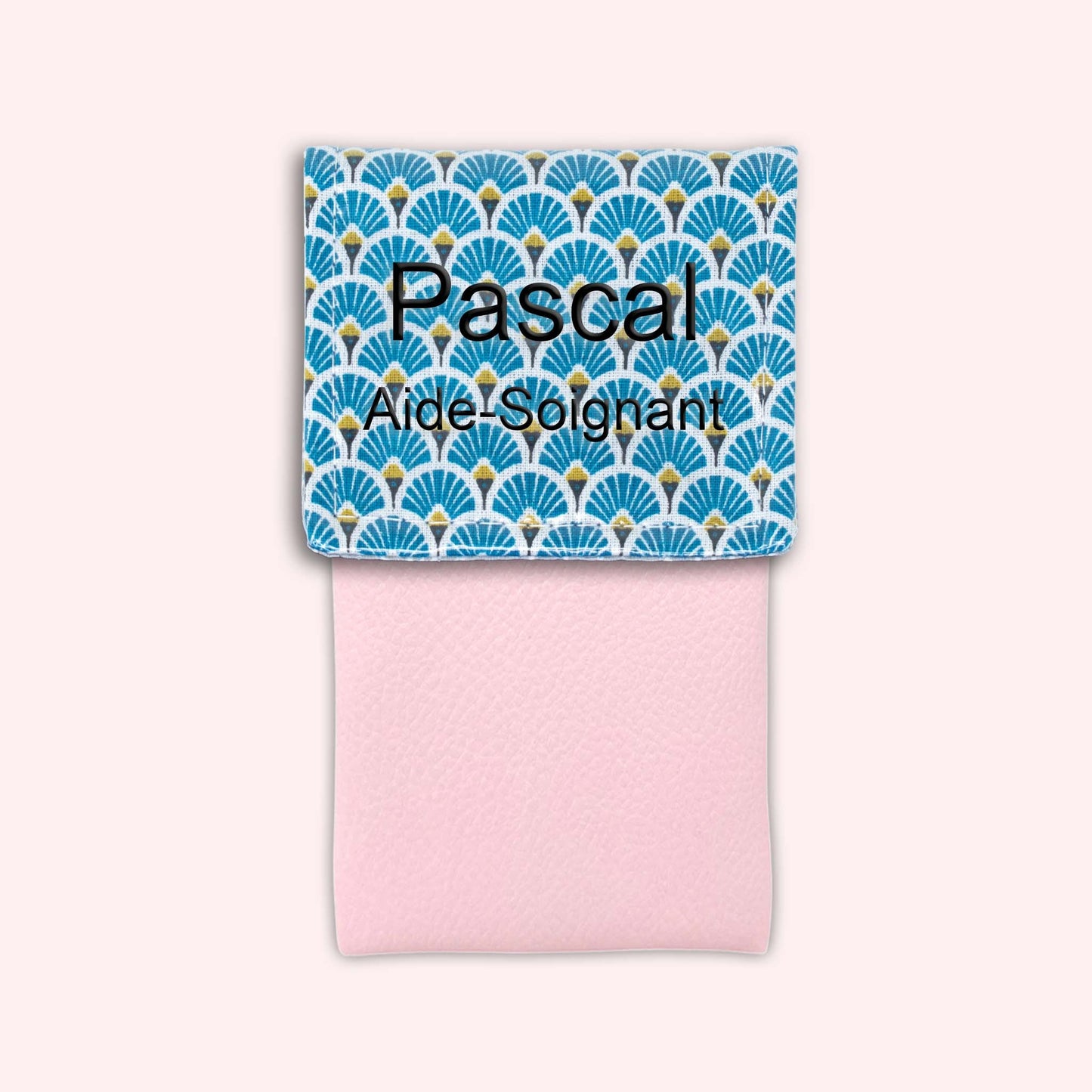 Royal Blue Art Deco Magnetic Pouch