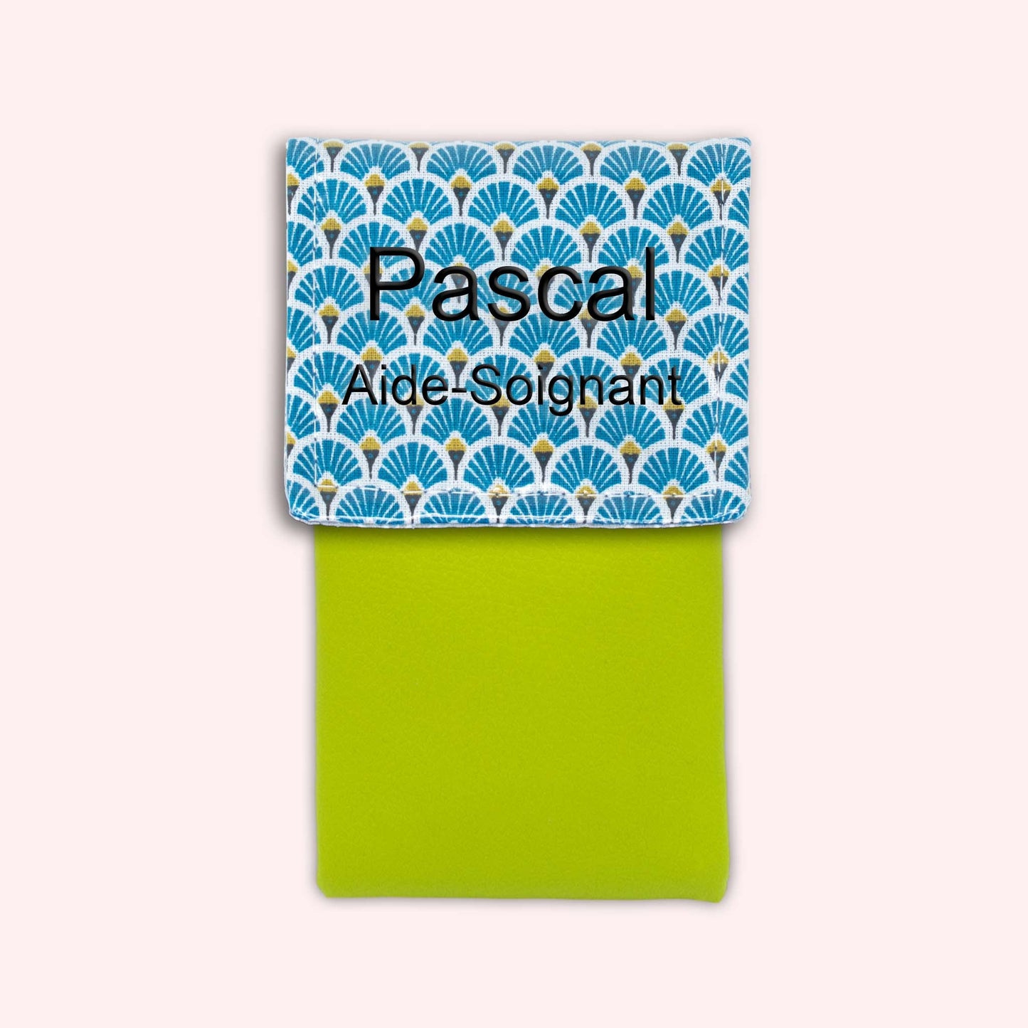 Royal Blue Art Deco Magnetic Pouch