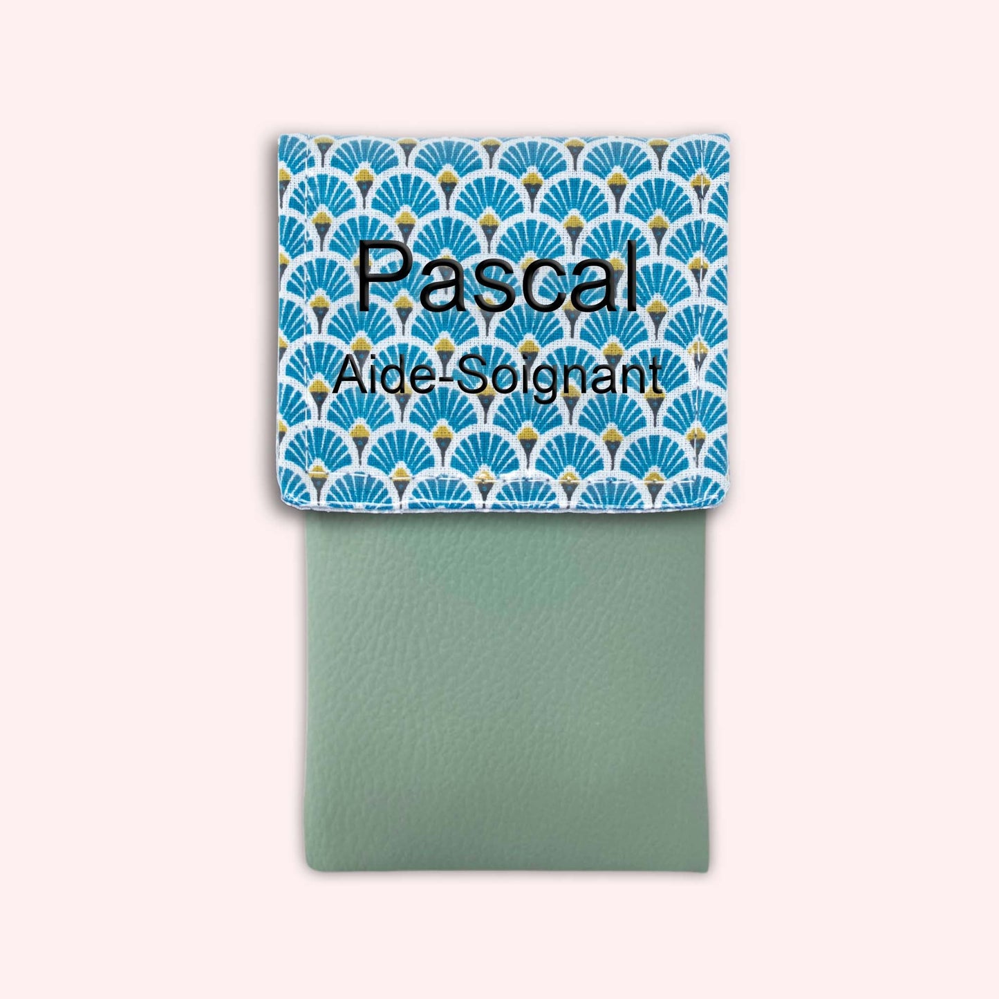 Royal Blue Art Deco Magnetic Pouch