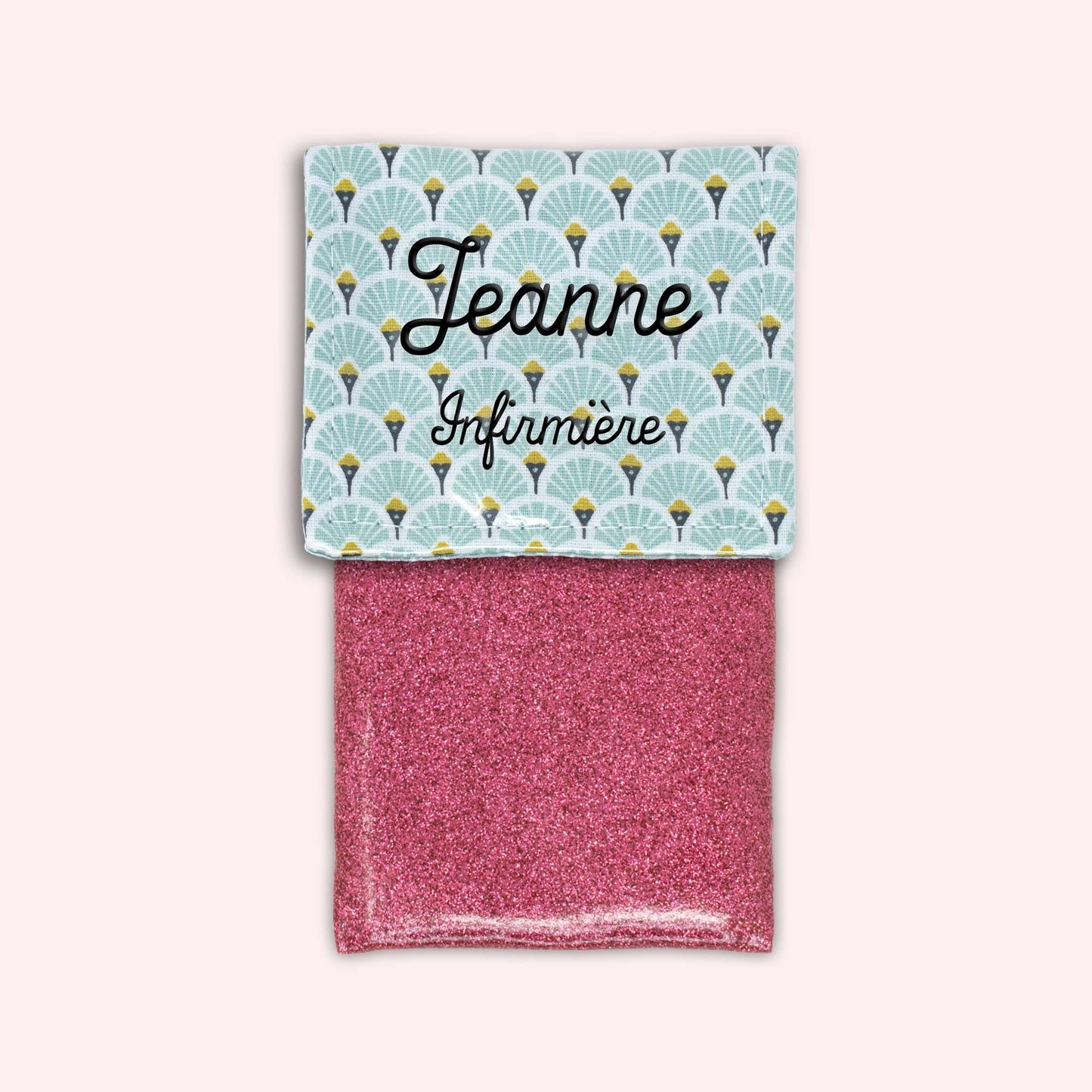 Pochette aimantée Art Déco Menthe