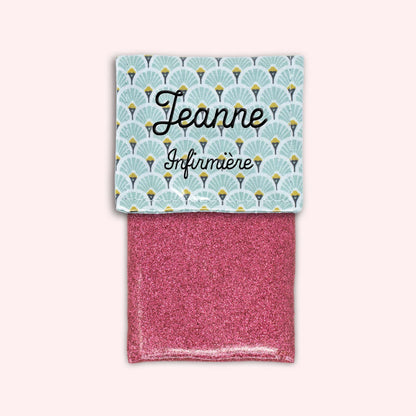 Pochette aimantée Art Déco Menthe