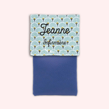 Pochette aimantée Art Déco Menthe