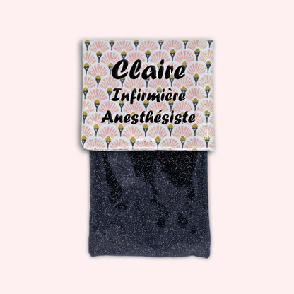Art Deco Pale Pink Magnetic Pouch