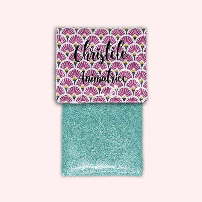 Pochette aimantée Art Déco Violet
