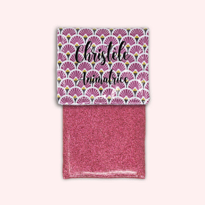 Pochette aimantée Art Déco Violet