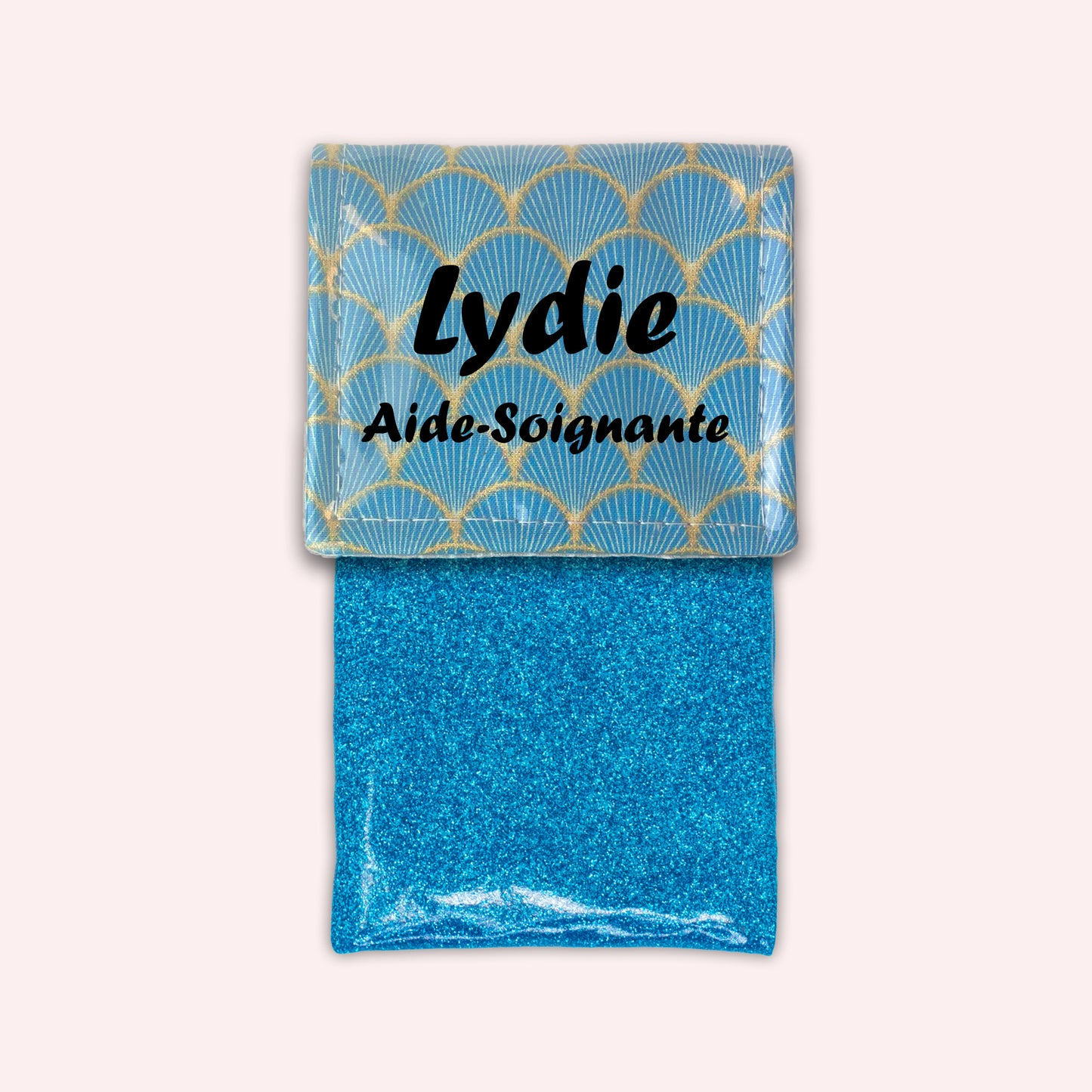 Pochette aimantée Ecailles d'or Pétrole