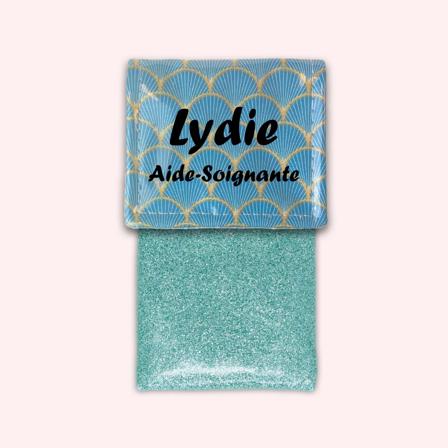 Pochette aimantée Ecailles d'or Pétrole