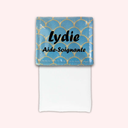 Pochette aimantée Ecailles d'or Pétrole