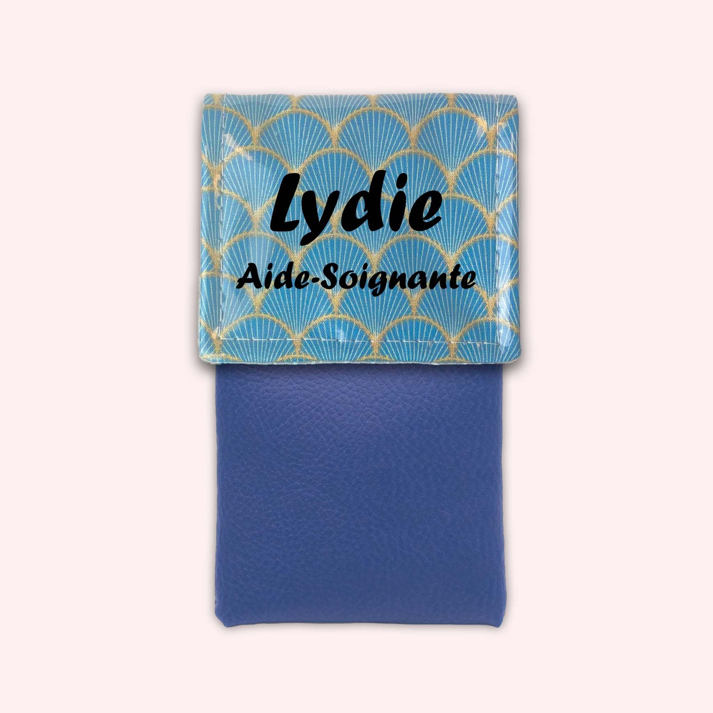 Pochette aimantée Ecailles d'or Pétrole