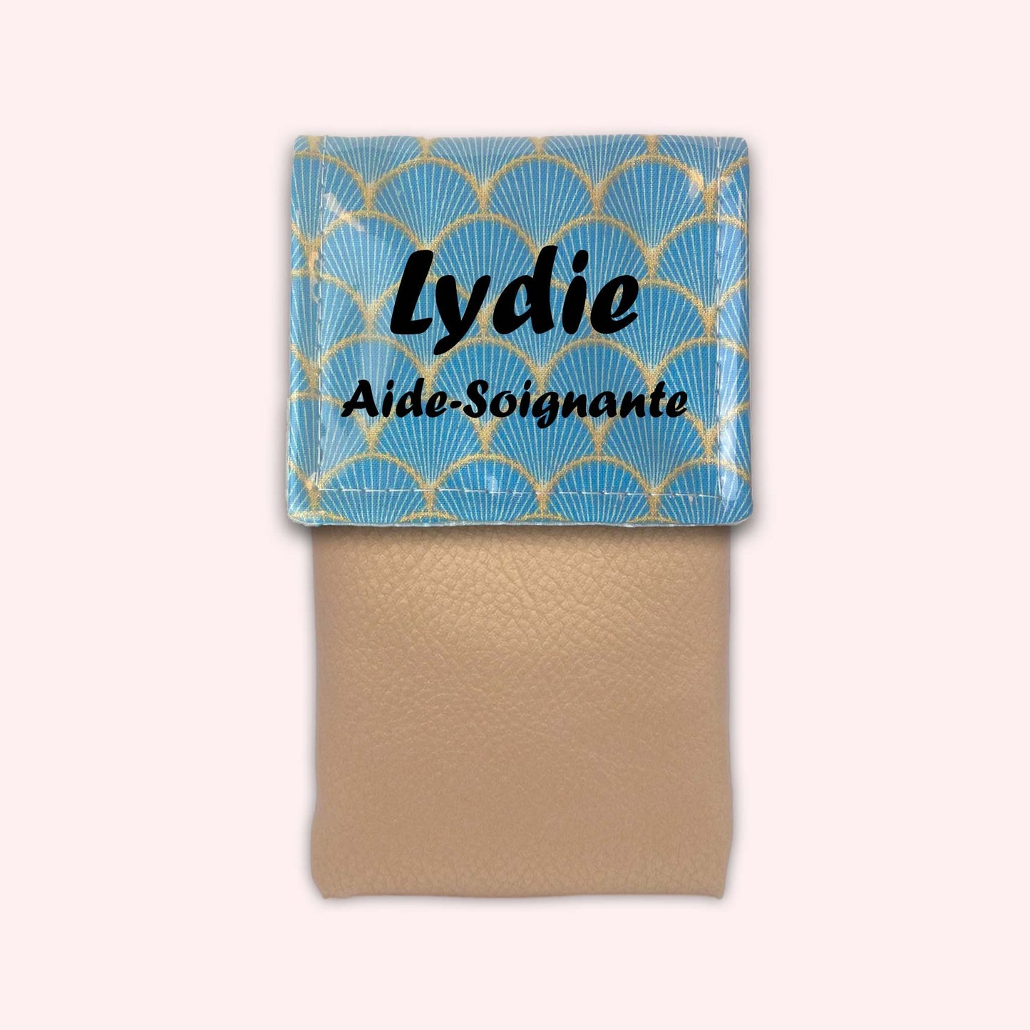 Pochette aimantée Ecailles d'or Pétrole
