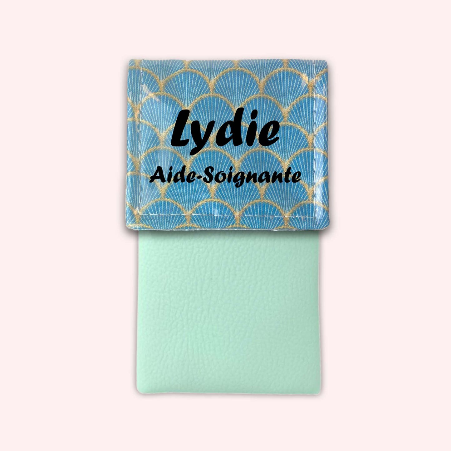 Pochette aimantée Ecailles d'or Pétrole