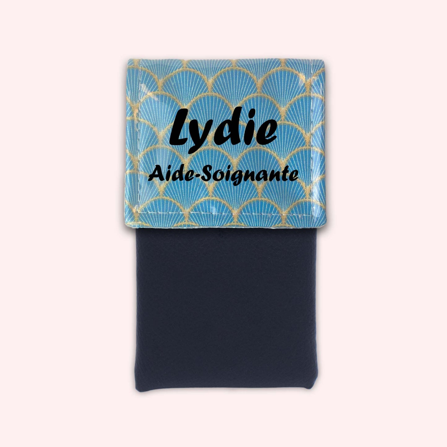 Pochette aimantée Ecailles d'or Pétrole