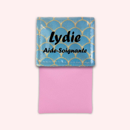 Pochette aimantée Ecailles d'or Pétrole