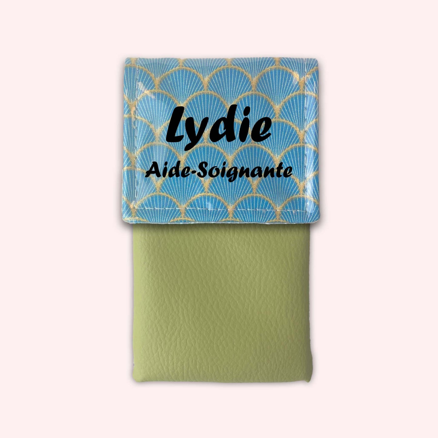 Pochette aimantée Ecailles d'or Pétrole