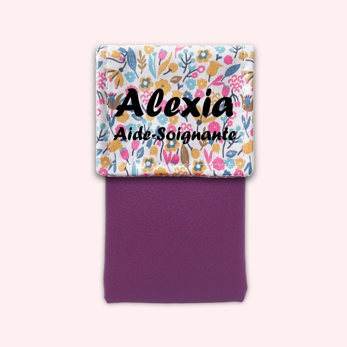 Flower 3 Magnetic Pouch