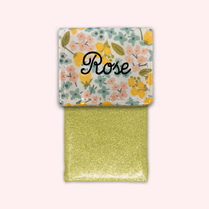 Spring Flower Magnetic Pouch