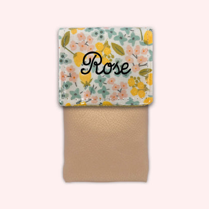 Spring Flower Magnetic Pouch