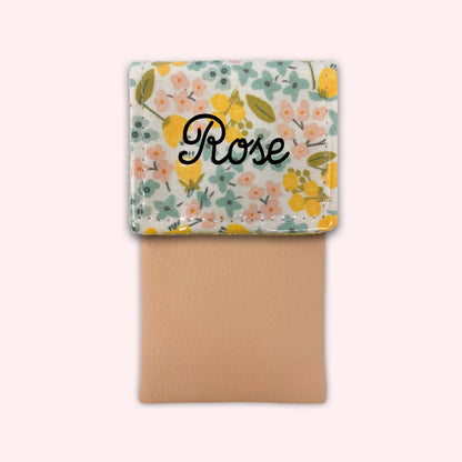 Spring Flower Magnetic Pouch