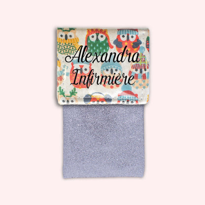 Winter Sand Owls Magnetic Pouch