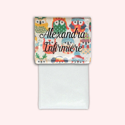Winter Sand Owls Magnetic Pouch