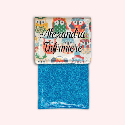 Winter Sand Owls Magnetic Pouch