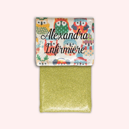 Winter Sand Owls Magnetic Pouch
