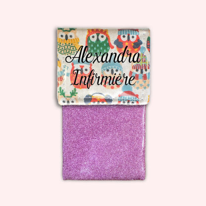Winter Sand Owls Magnetic Pouch