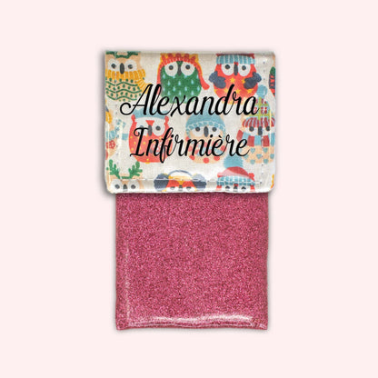 Winter Sand Owls Magnetic Pouch