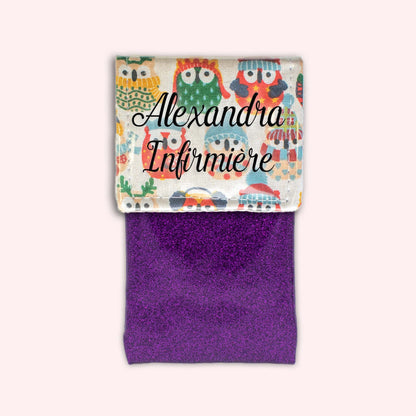 Winter Sand Owls Magnetic Pouch