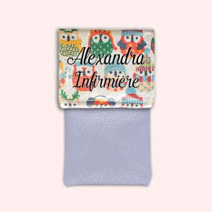 Winter Sand Owls Magnetic Pouch