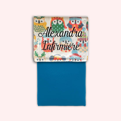 Winter Sand Owls Magnetic Pouch