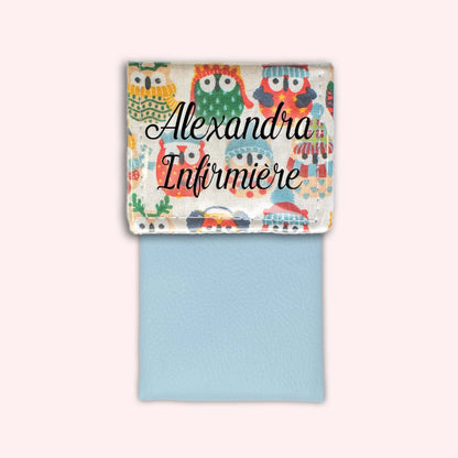 Winter Sand Owls Magnetic Pouch