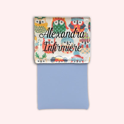 Winter Sand Owls Magnetic Pouch