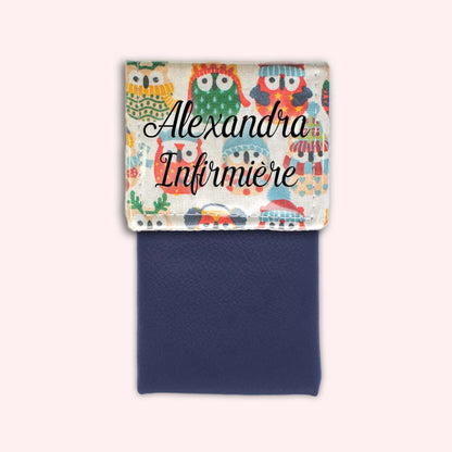 Winter Sand Owls Magnetic Pouch