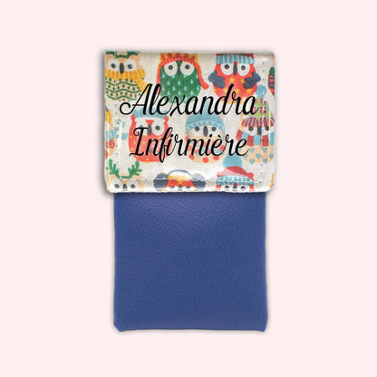 Winter Sand Owls Magnetic Pouch