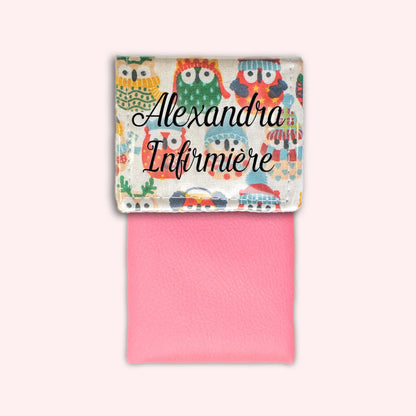 Winter Sand Owls Magnetic Pouch