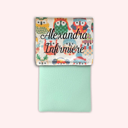 Winter Sand Owls Magnetic Pouch