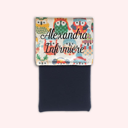 Winter Sand Owls Magnetic Pouch