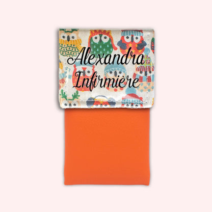 Winter Sand Owls Magnetic Pouch