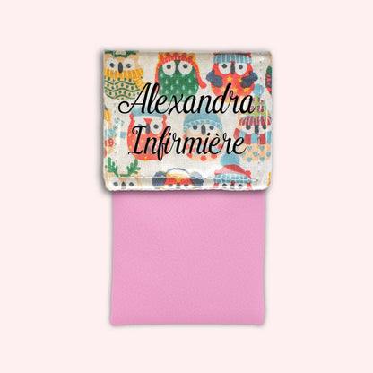 Winter Sand Owls Magnetic Pouch