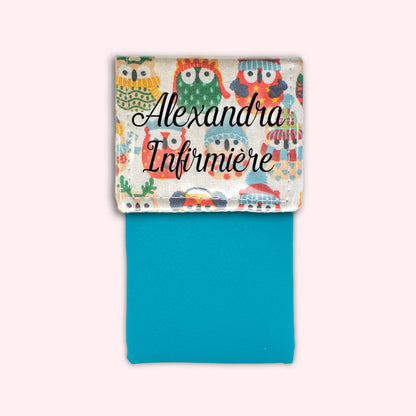 Winter Sand Owls Magnetic Pouch