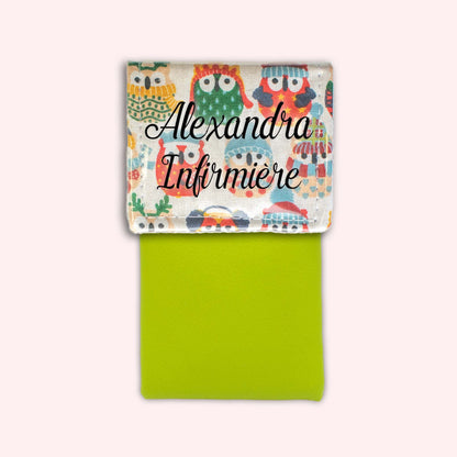 Winter Sand Owls Magnetic Pouch